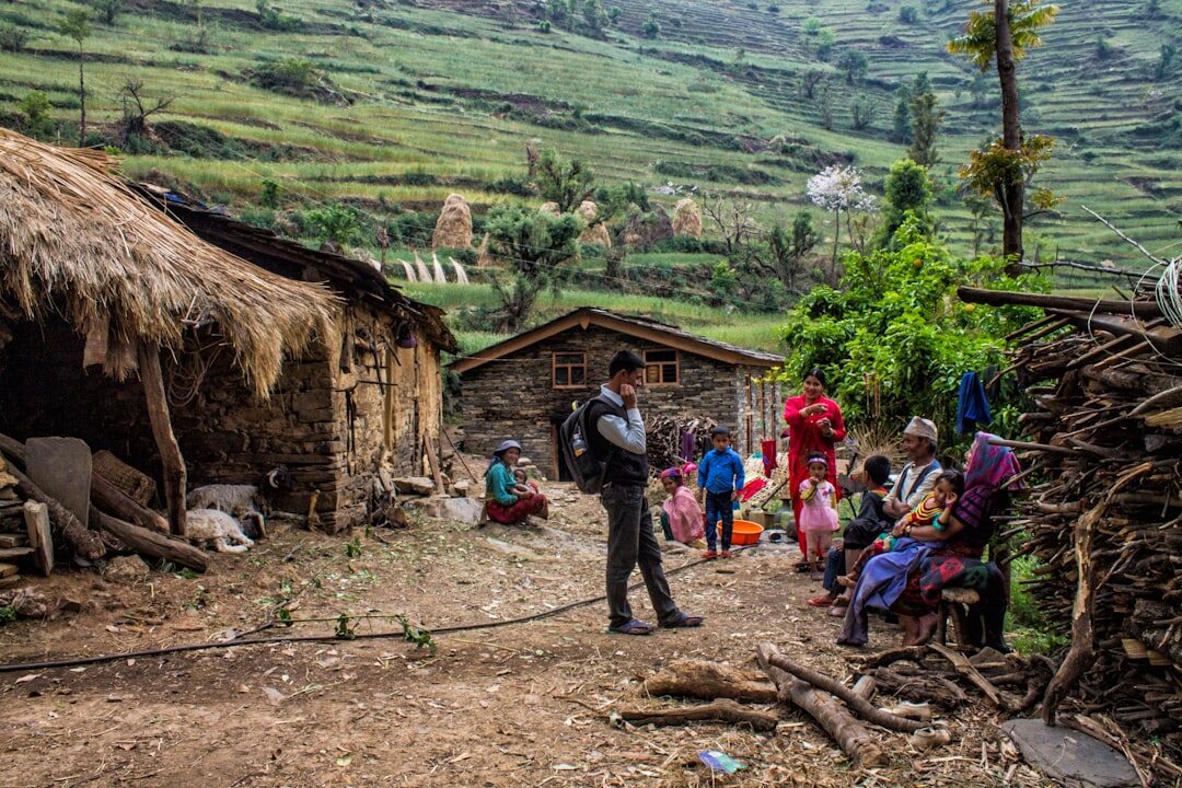 photographer with local community