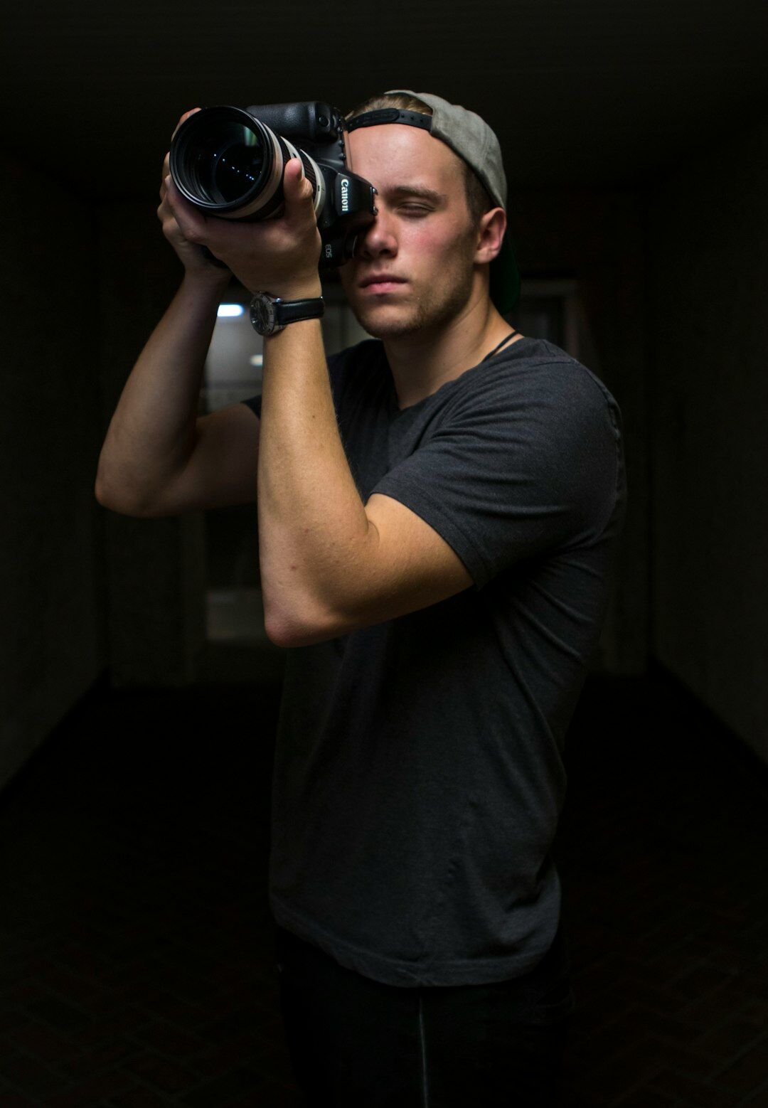 photographer at work