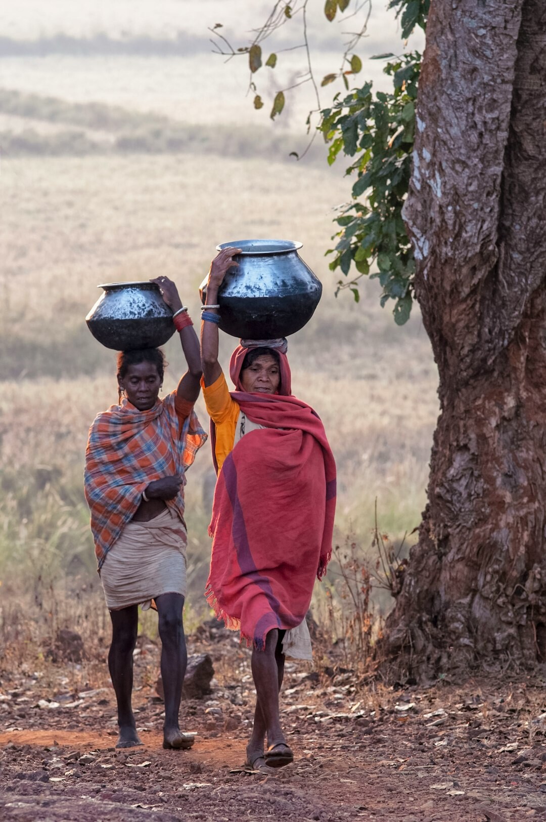 documentary photographer with locals